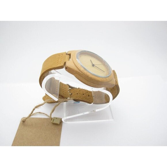 Men's Cucol Wooden Analog 47mm Dial Causal Round Watch (D931) - Picture 6 of 12